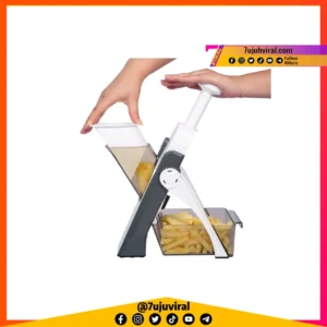 000071 : Adjustable Mandoline Slicer Chopper Easy Vegetables Fruits Meats Cutters Dicing Knife Kitchen Tool 16 In 1