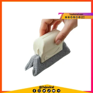 000148: Dual Use Window Gap Brush Magic Sponge Cleaner Window Groove Cleaning Cloth