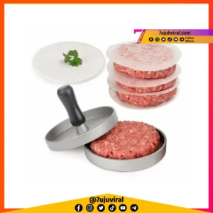 000161 : Heavy Hamburger Press Burger Meat Beef Grill Patty Maker Mould Kitchen BBQ Tool